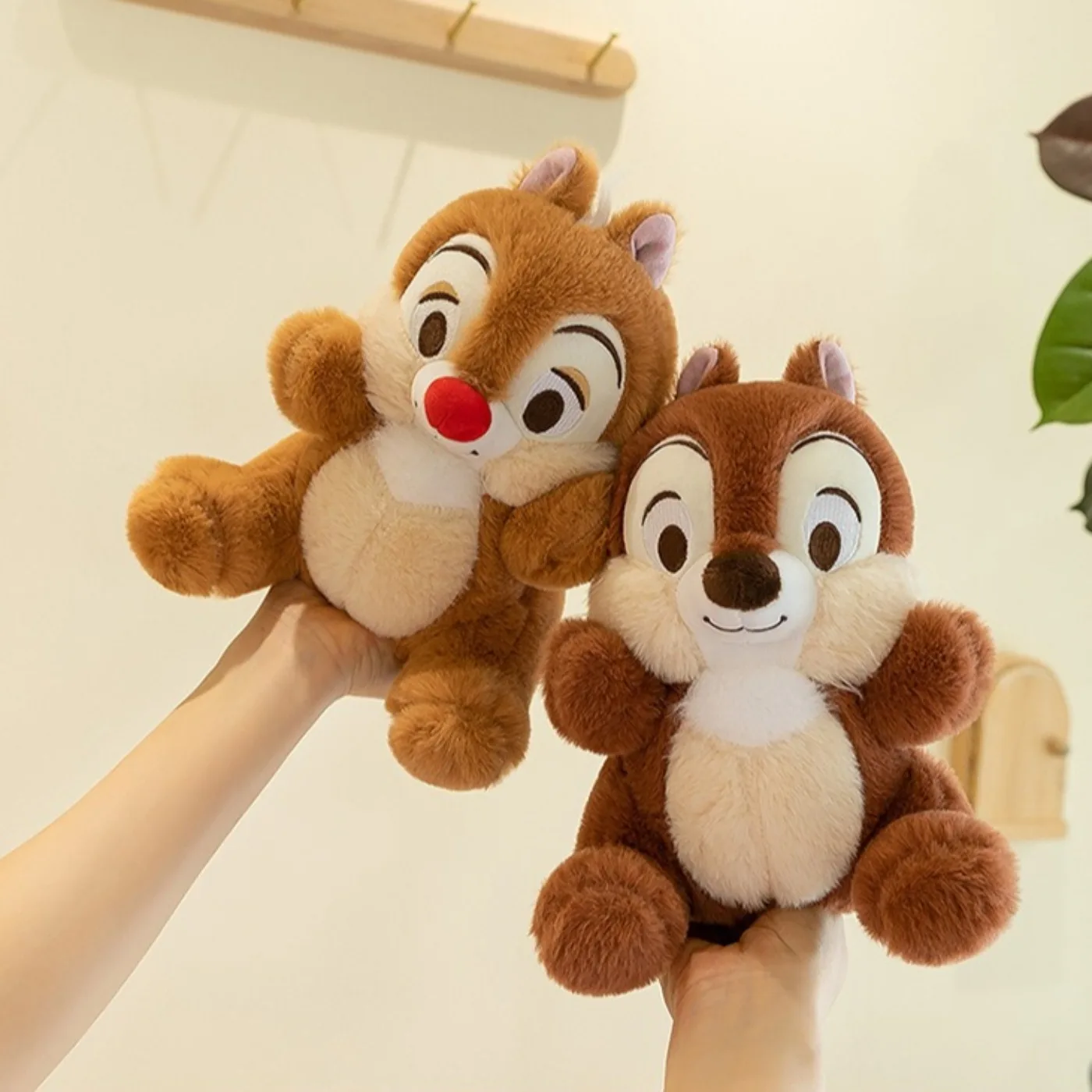 aoger-kawaii-chip-'n'-dale-esquilo-anime-brinquedos-de-pelucia-25cm-decoracoes-bonecos-de-pelucia-presente-de-aniversario-adoravel-para-amigos