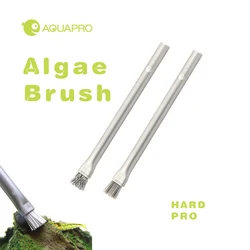 Aquapro Algae Brush Cleaning Tools Aquarium Accessories and Fish Tank Clean Brush Remover Stainless Steel Salt Fresh Water Plant