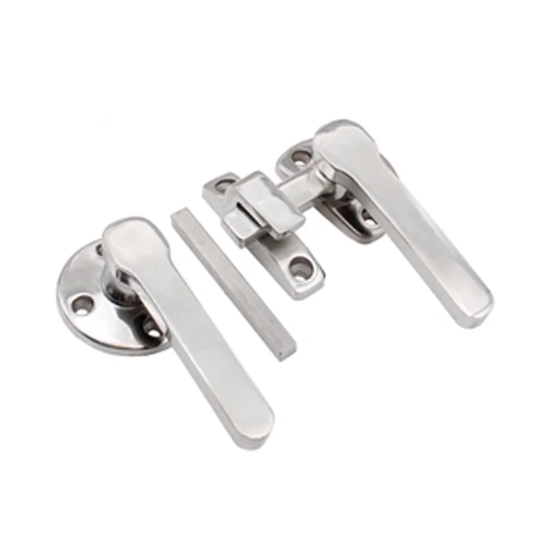 Stainless Steel Door Handle With Double Sealed Buckles Inside And Outside Heavy-Duty Thickened Oven Steam Door Lock