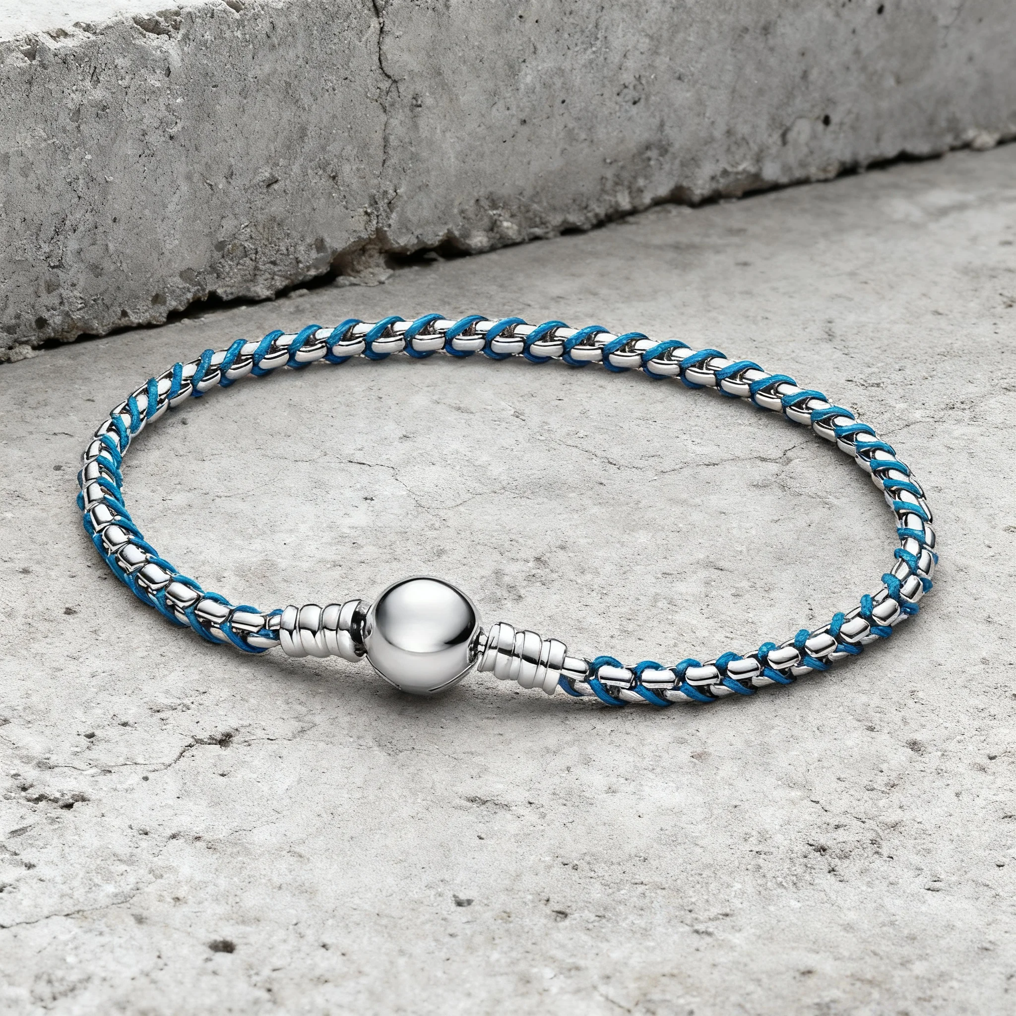 2026 PYUH Exquisite Blue Rope Bracelet Personalized Women's Accessories Jewelry Romantic Versatile Women's Christmas Gift