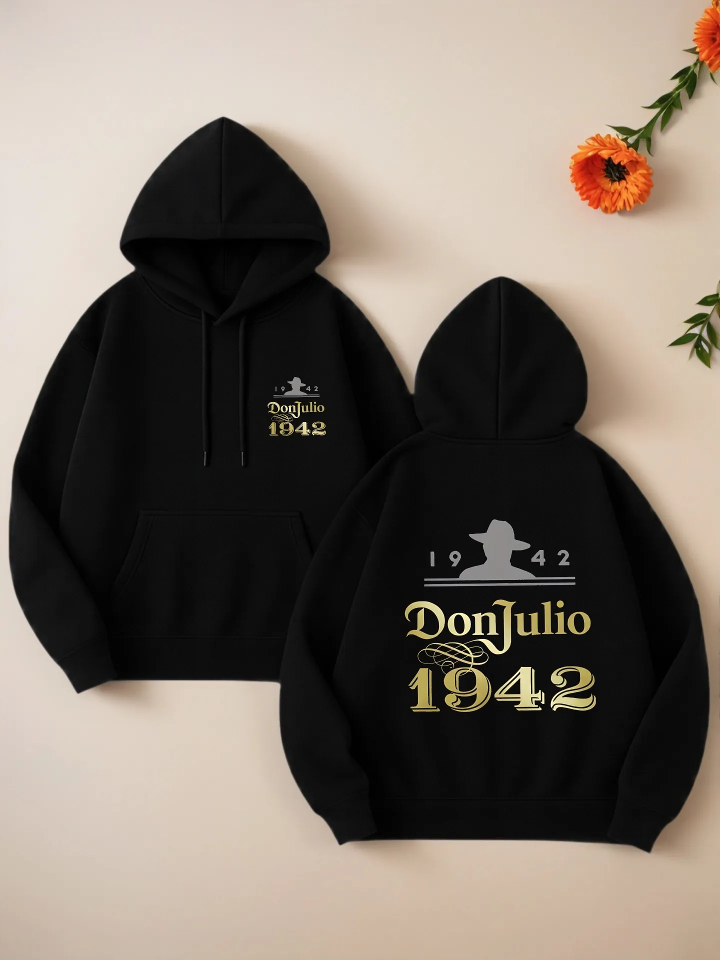 

Graphic Hoodie Women, Vintage Graphic Print, Casual Streetwear Style, Fleece, Casual Everyday Wear, For Young Men