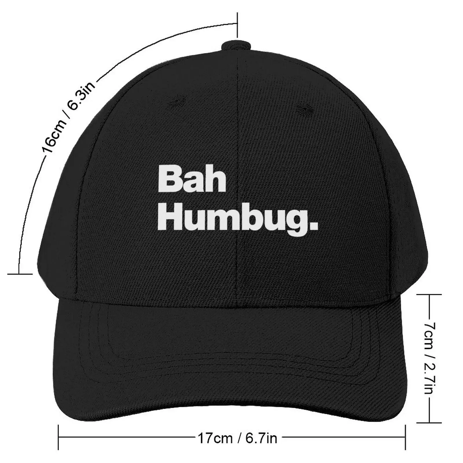 Bah Humbug Baseball Cap Hat Man Luxury Dropshipping Mens Women's