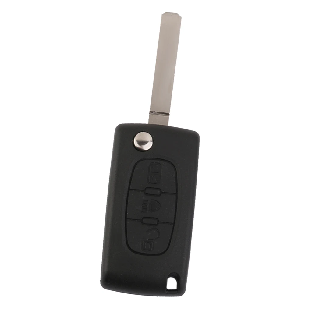 3-Button Central Locking Keyless Flip key Case for Citroen Picasso CE0523