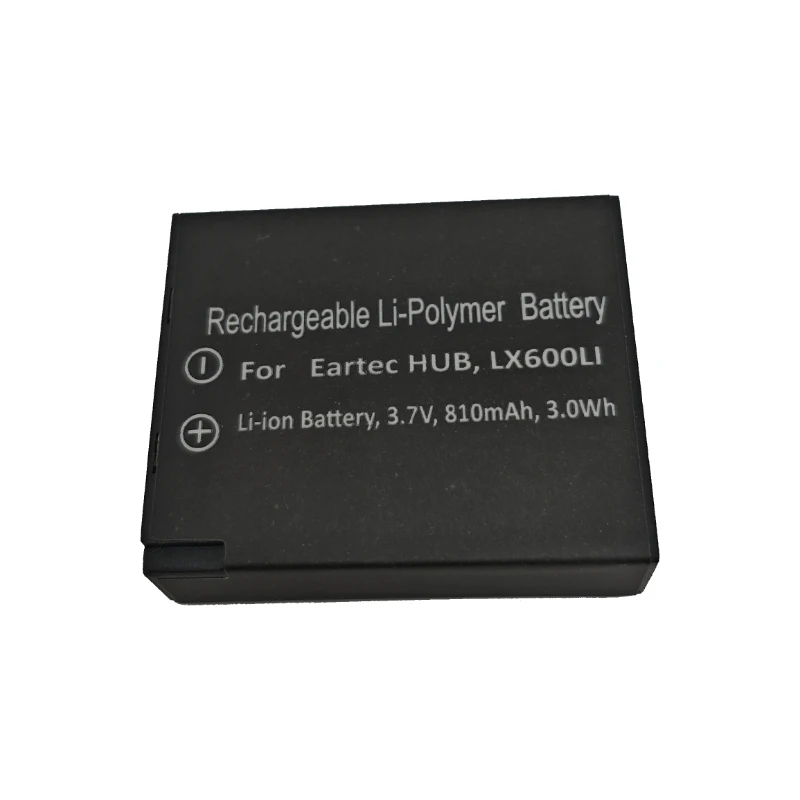 Wireless Headset Battery 3.7V  810mAh for Eartec HUB Hub Systems UltraLITE LX600LI High Qualty Replacement Battery
