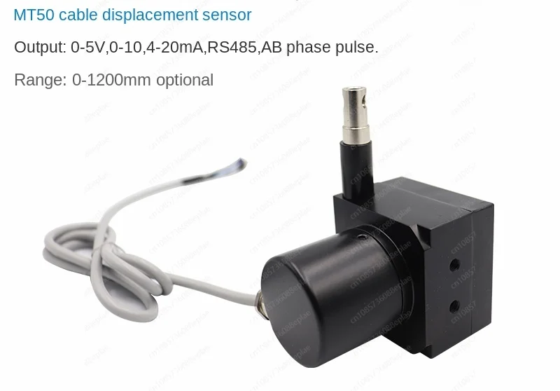 MT50 pull rope displacement sensor, pull wire encoder, gate opening meter, pure domestic economical sensor