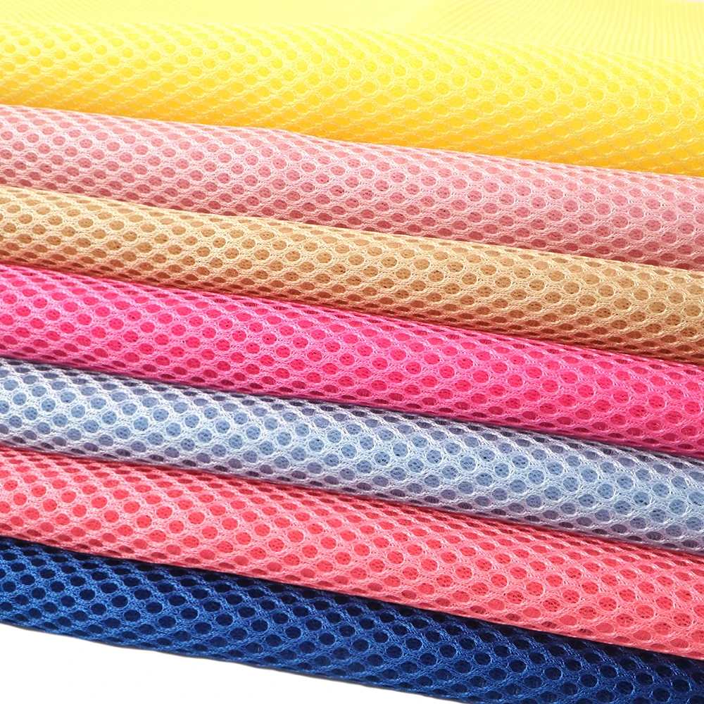 20*33cm Sandwich Mesh Fabrics PET Hygrolon Heavy Seat Cover Soft Thick Breathable Sport Wear Needlework DIY Material