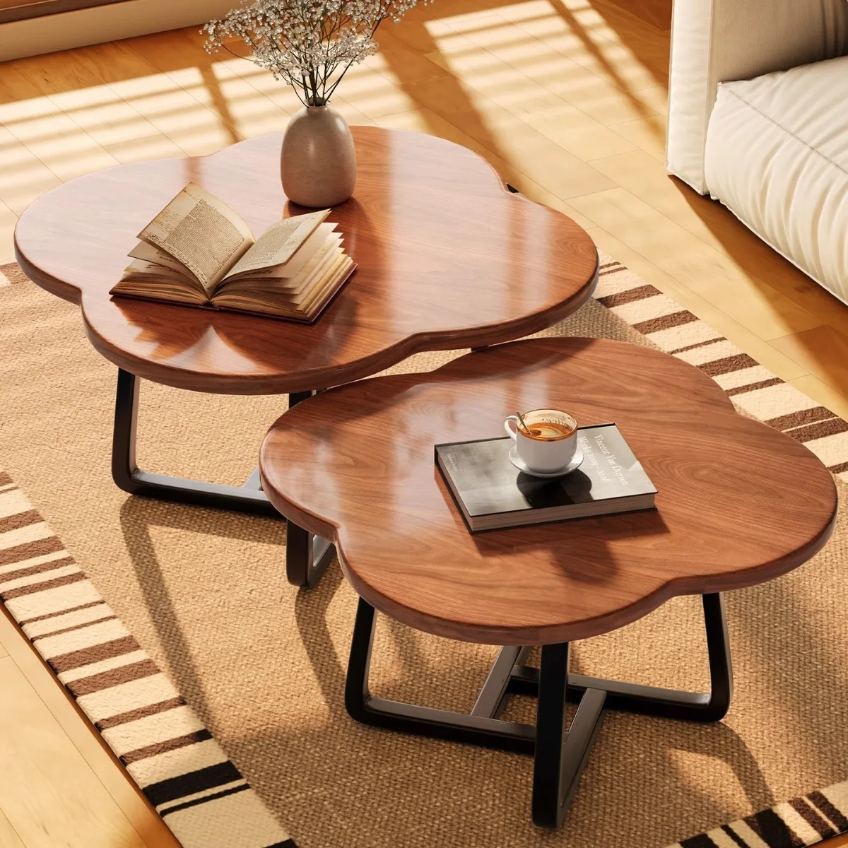 

Factory Direct Sales Creative Small Coffee Table Small Apartment Living Room Simple Tea Table Simple Small Apartment S