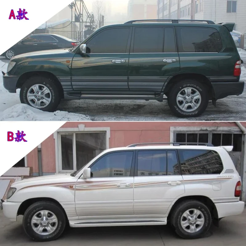 car stickers FOR Toyota Land Cruiser LC100 2007 model Customized fashion decals modification sides body 4500 4700