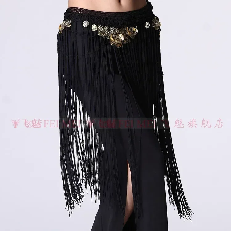 Belly Dance เครื่องแต่งกายอาวุโสเหรียญทองพู่ Belly Dance เข็มขัดผู้หญิง Belly Dance เครื่องแต่งกายผ้าพันคอสะโพก