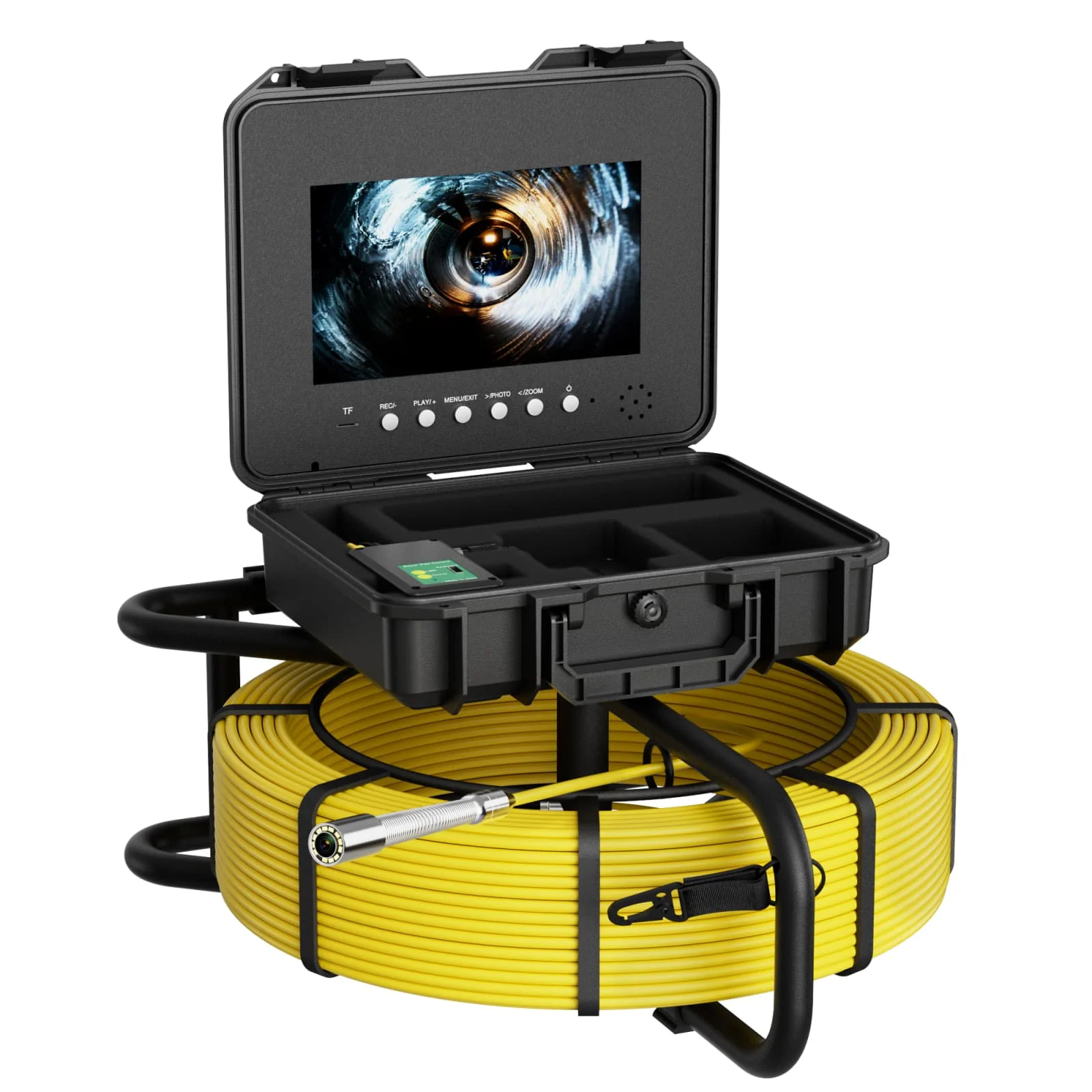 50M Sewer Endoscope 10.1 Inch IPS Screen Industrial Inspection System