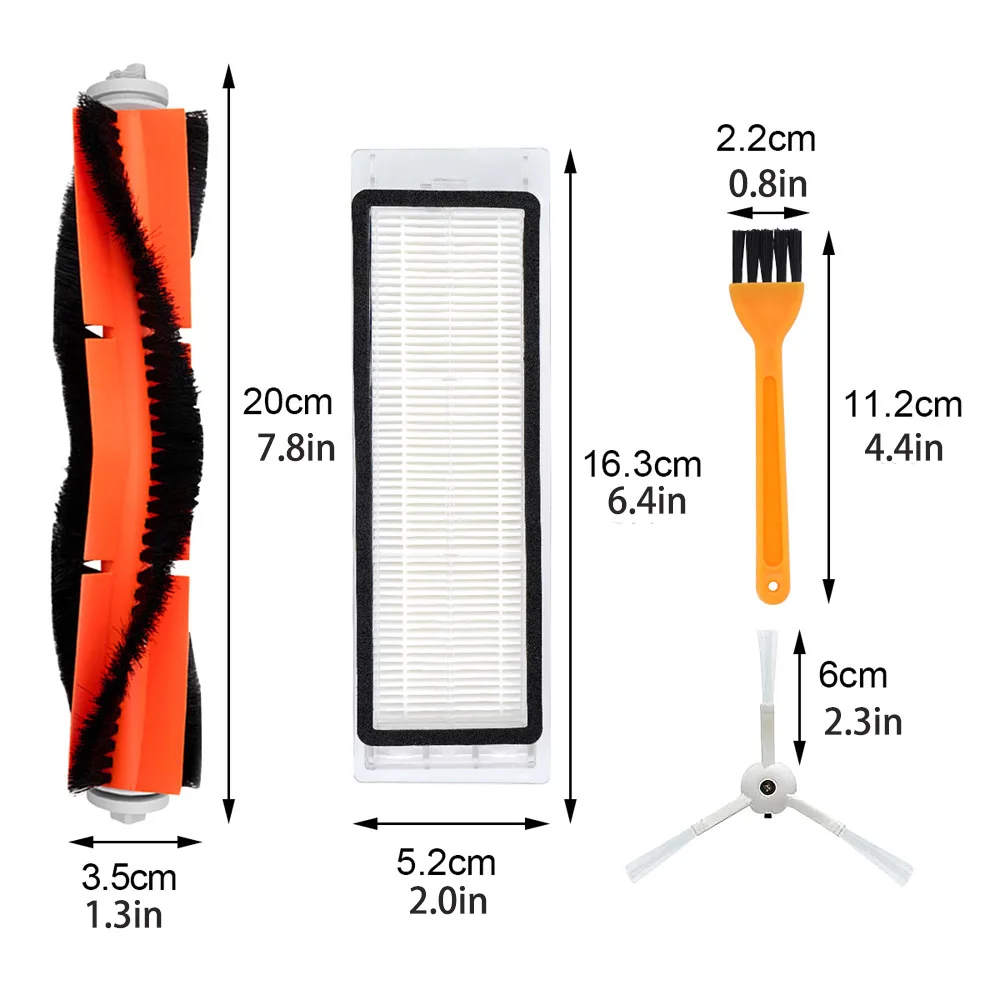 Replacement of 2 washable HEPA filters for XIAOMI MI Robot 1 second-generation household Roborock robotic vacuum cleaner parts
