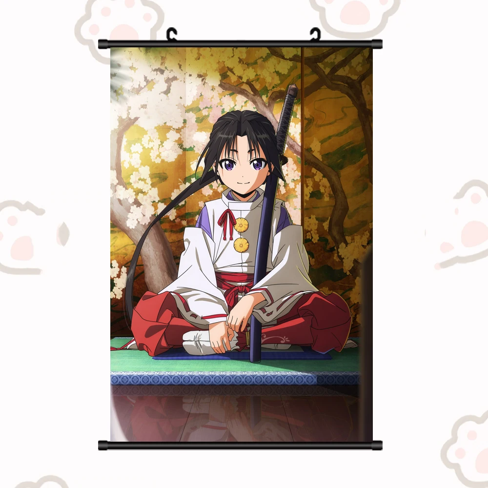 Anime The Elusive Samurai Tokiyuki Shizuku Kazama Genba Fubuki Poster Cosplay Scroll Mural Wall Hanging HD Poster Art Home Decor