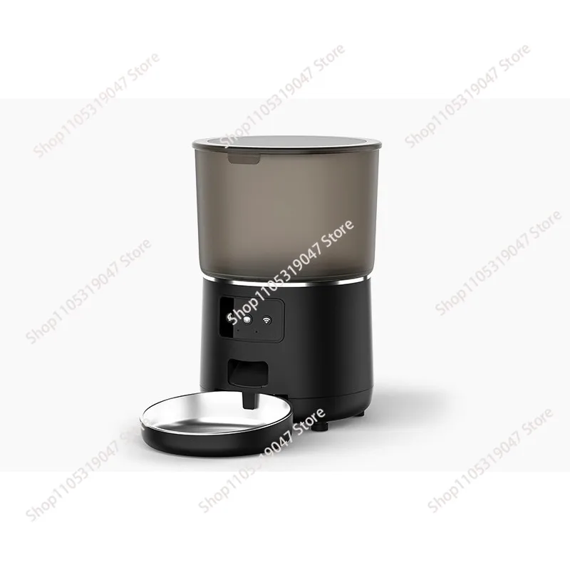 Cat Multi Bowl Automatic Feeding Machine Intelligent Graffiti WIFI Remote Cat and Dog Meal Dispenser 4L for Multiple Cats and Pe