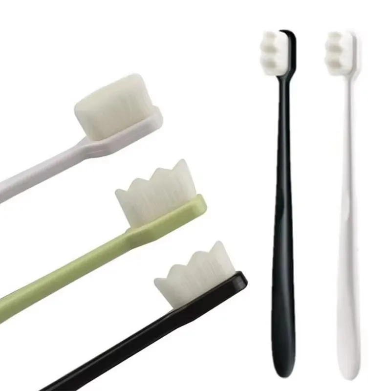 

1/2/3pcs Environmentally Toothbrush Ultra-Fine Soft Toothbrush Deep Cleaning Soft Brush Teeth Adult Kids Manual Toothbrush
