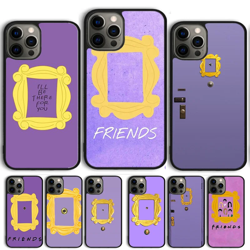 Чехол для телефона Monic Peephole Door Friends TV Show для iPhone 15, 16, 14, 13, 12, Pro Max mini 11 Pro Max XS X XR Plus