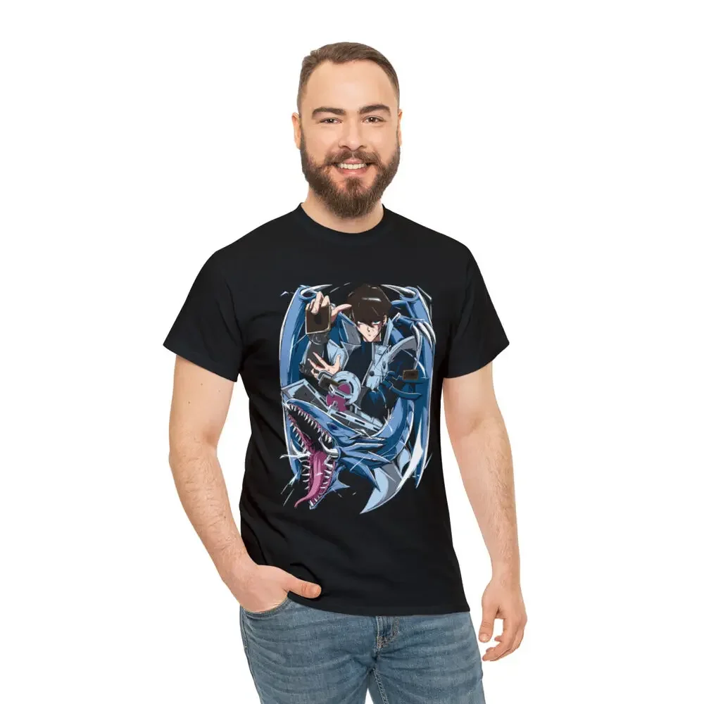 Seto Kaiba Shirt Blue Eyes White Dragon Anime Tshirt YuGiOh T-Shirt Yu Gi Oh Tee