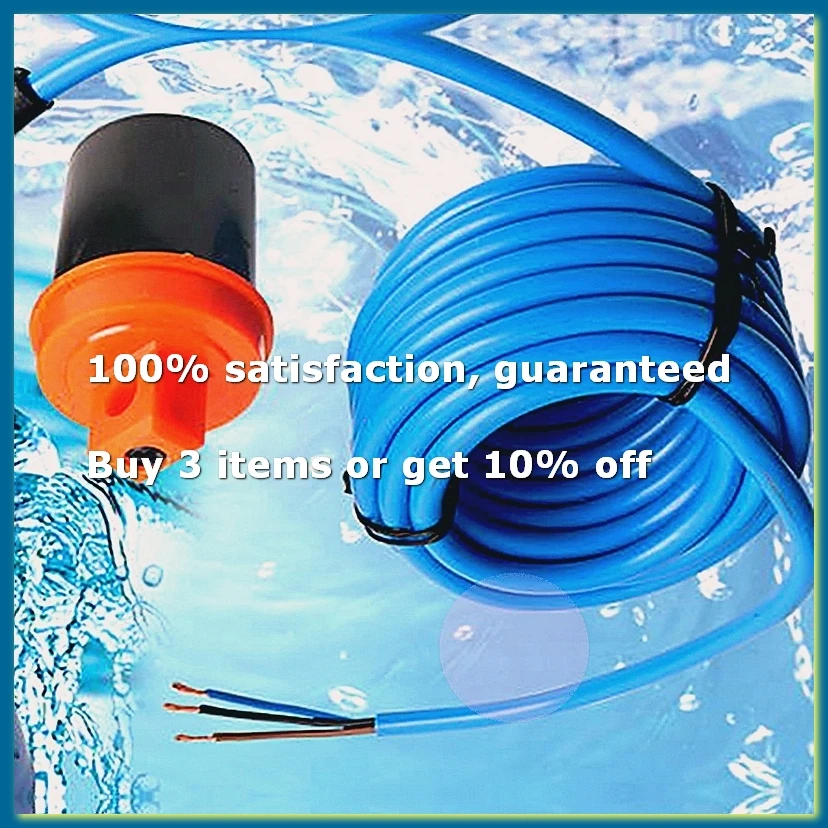 Heavy Duty Float Switch for Sewage, Suspended Solids and Viscous Liquids (Line Length 10 Meters)-A27I