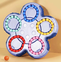 Magic cube children puzzle double-sided ball six-sided rotation mutual magic bean decompression intelligence finger top flip