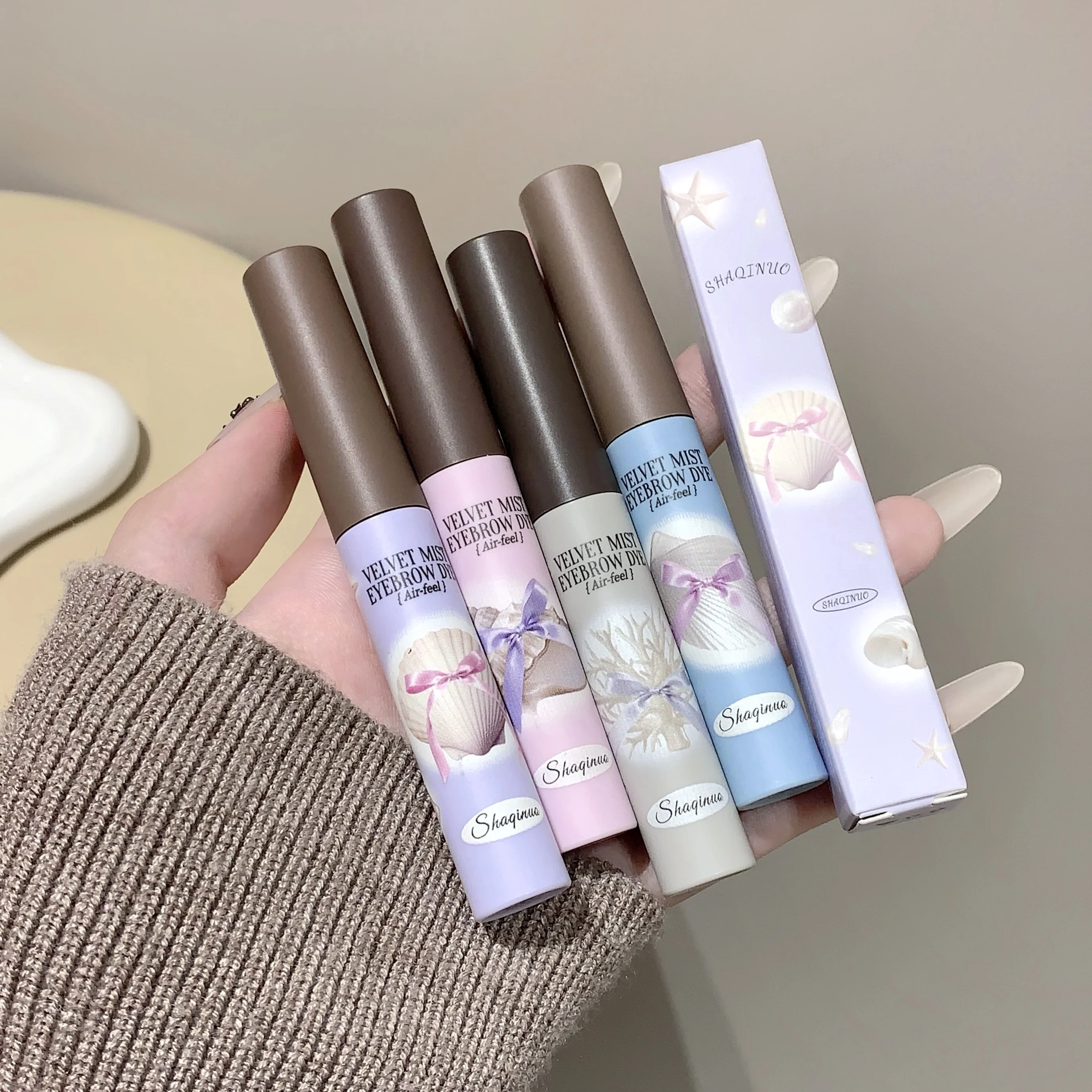 لطيف الطبيعية ضباب الحاجب محسن صبغ هلام تينت ماسكارا SHAQINUO طويلة الأمد سريعة الجافة الصباغة الحاجب الوشم تينت الحاجب ماكياج