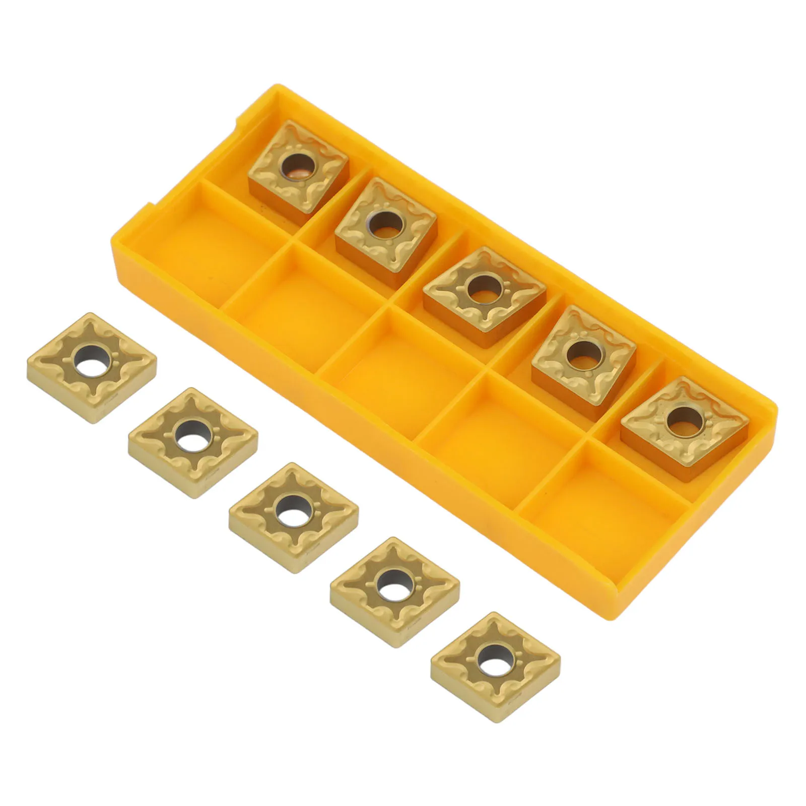 10PCS Insert Carbide Insert Heavy-duty Cutting Semi-finishing Applications Strong Grip Performance For Industrial Use