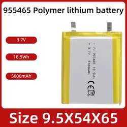 955565, 5000mAh 18.5Wh Large Capacity Lithium Battery, 955465, Polymer Lithium Battery, High Quality,955565 115570 104050