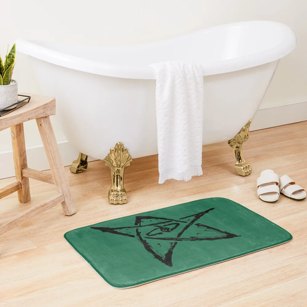 

Call of Cthulhu, The Elder Sign - Ink Black Bath Mat Absorbent Floor Mat