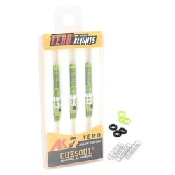 CUESOUL TERO AK7 Aluminium Dart Shafts Length 32.2mm/33.6mm/37.2mm/43.7mm/47.1mm/53.1mm,Set of 3ps