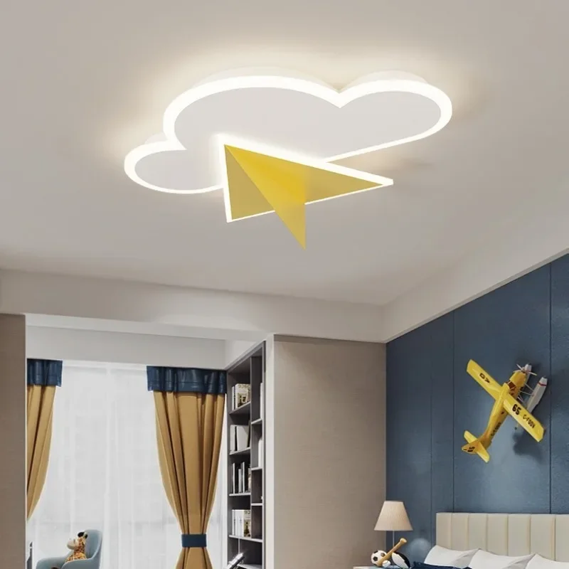 Modern Ceiling Lights Paper Airplane Nordic LED for Living Room Bedroom Children's Room Corridor Balcony Home Decor Lamp