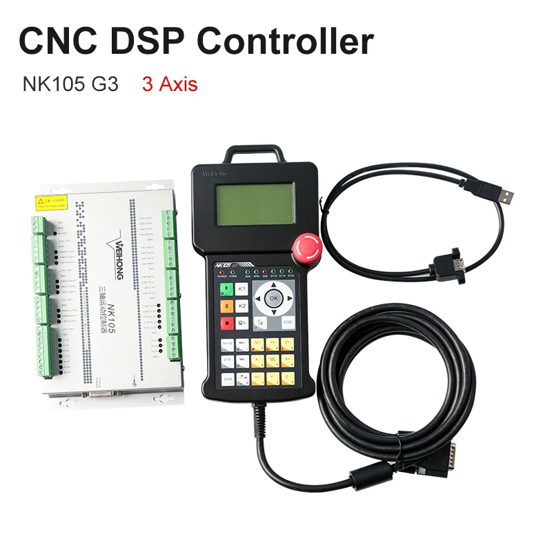 Weihong NK105 G3 DIY Three-Axis CNC Motion Control System DSP Controller For CNC Router Woodworking Engraving Machine