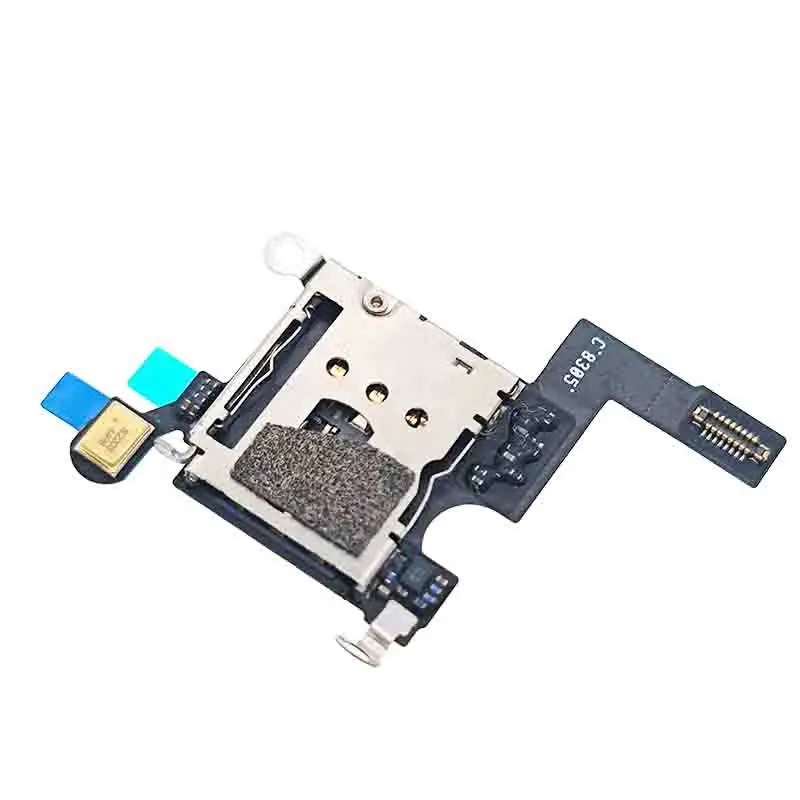 SIM Reader Sim Card Holder Socket With Mic Micphone Flex Cable For