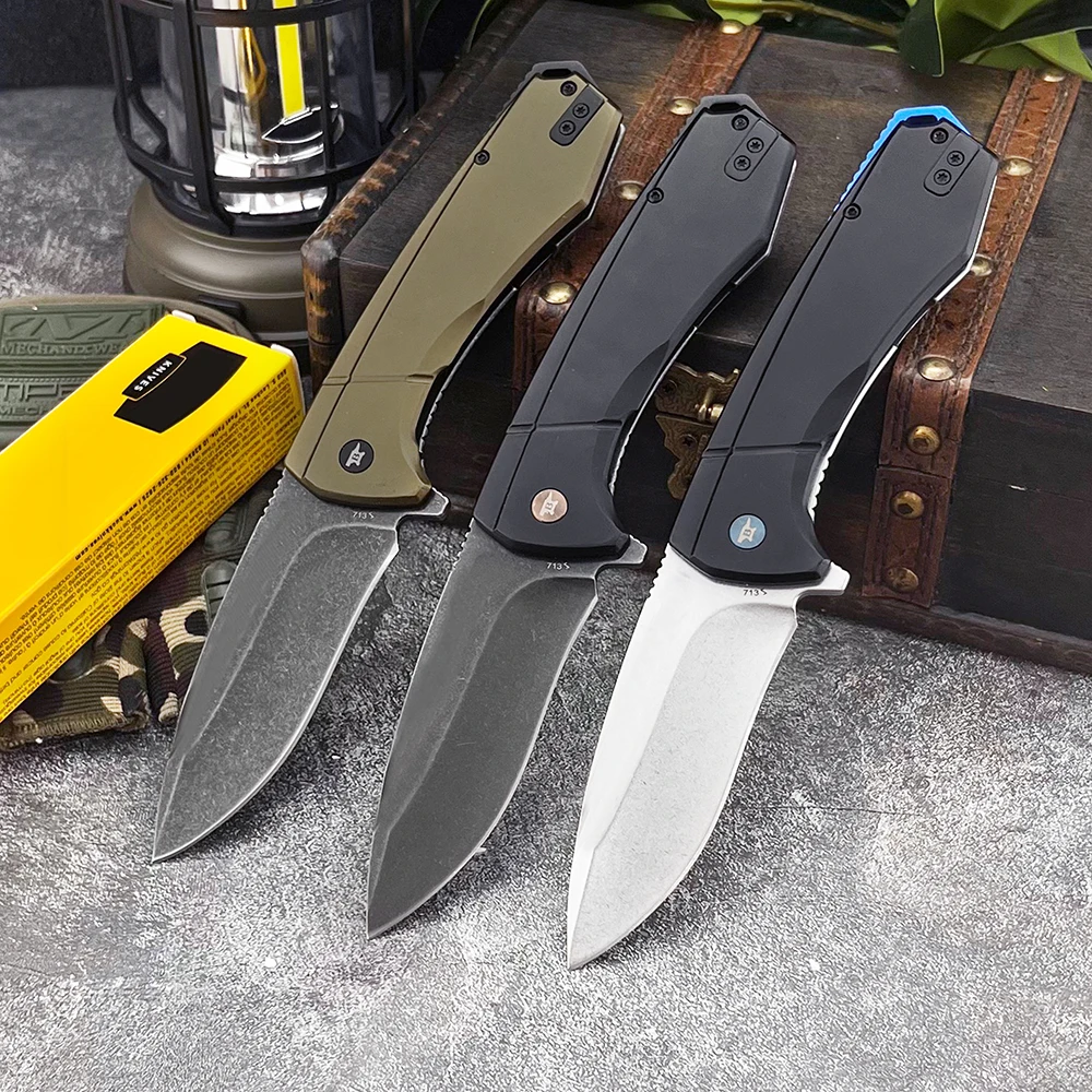 

BK713 folding knife High Quality 8Cr13Mov material Aluminum handle Outdoor Camping Multifunctional EDC Hunting handle Tools