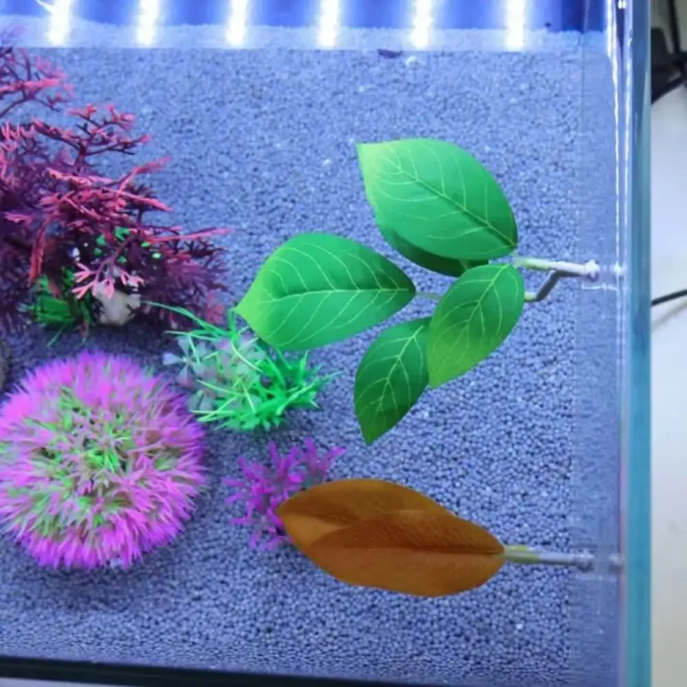 Plastic Betta Fish Rest Leaf Simulated Lotus Leaves/Artificial Leaf Rest/Hiding/Spawning Fish Spawning Ornamental Plant