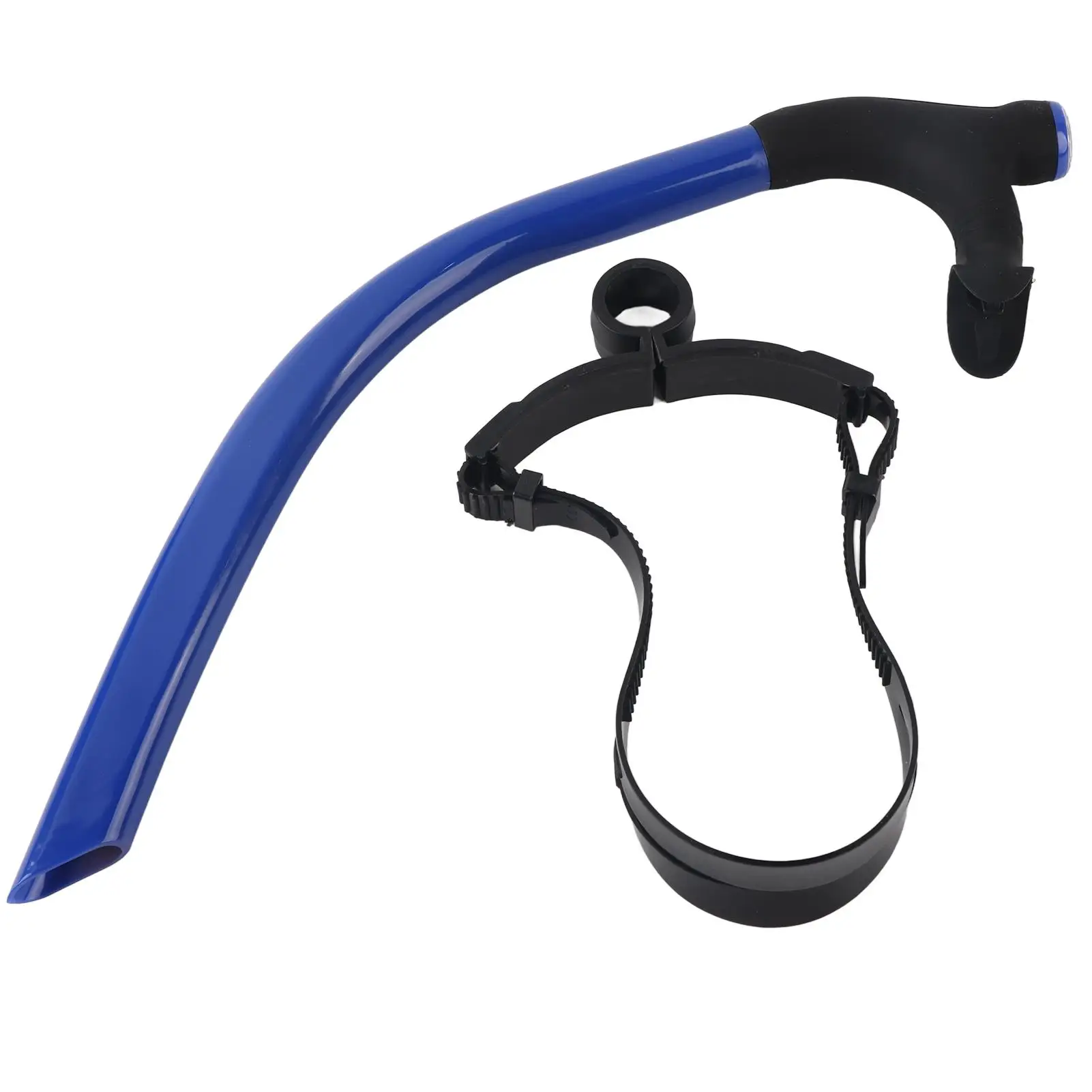 

Silicone Snorkel Tube for Swimming & Diving - Front Breathing Snorkeling Gear for Water Sports