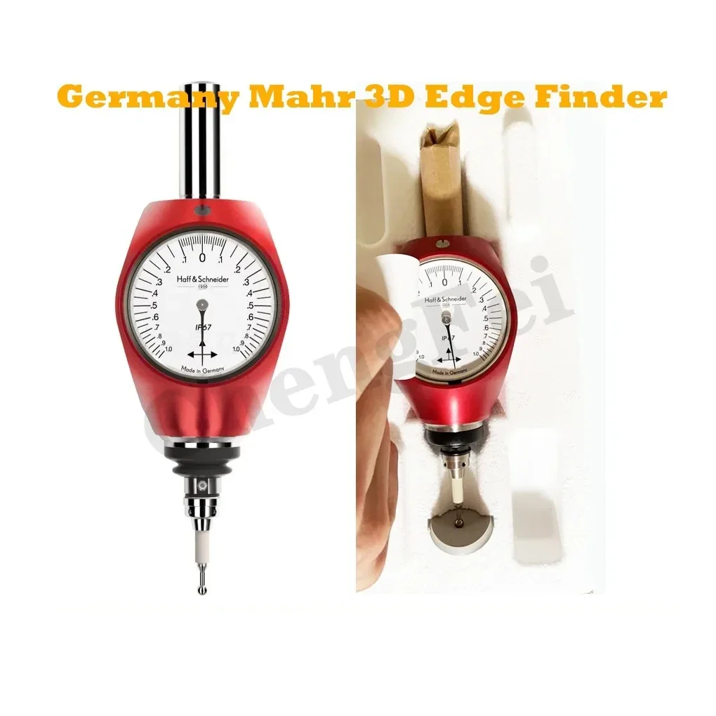 CNC German HOFFMAN 3D edge finder pointer Mahr 359550 red 3D contact probe three-dimensional centering MarTest 802 NW