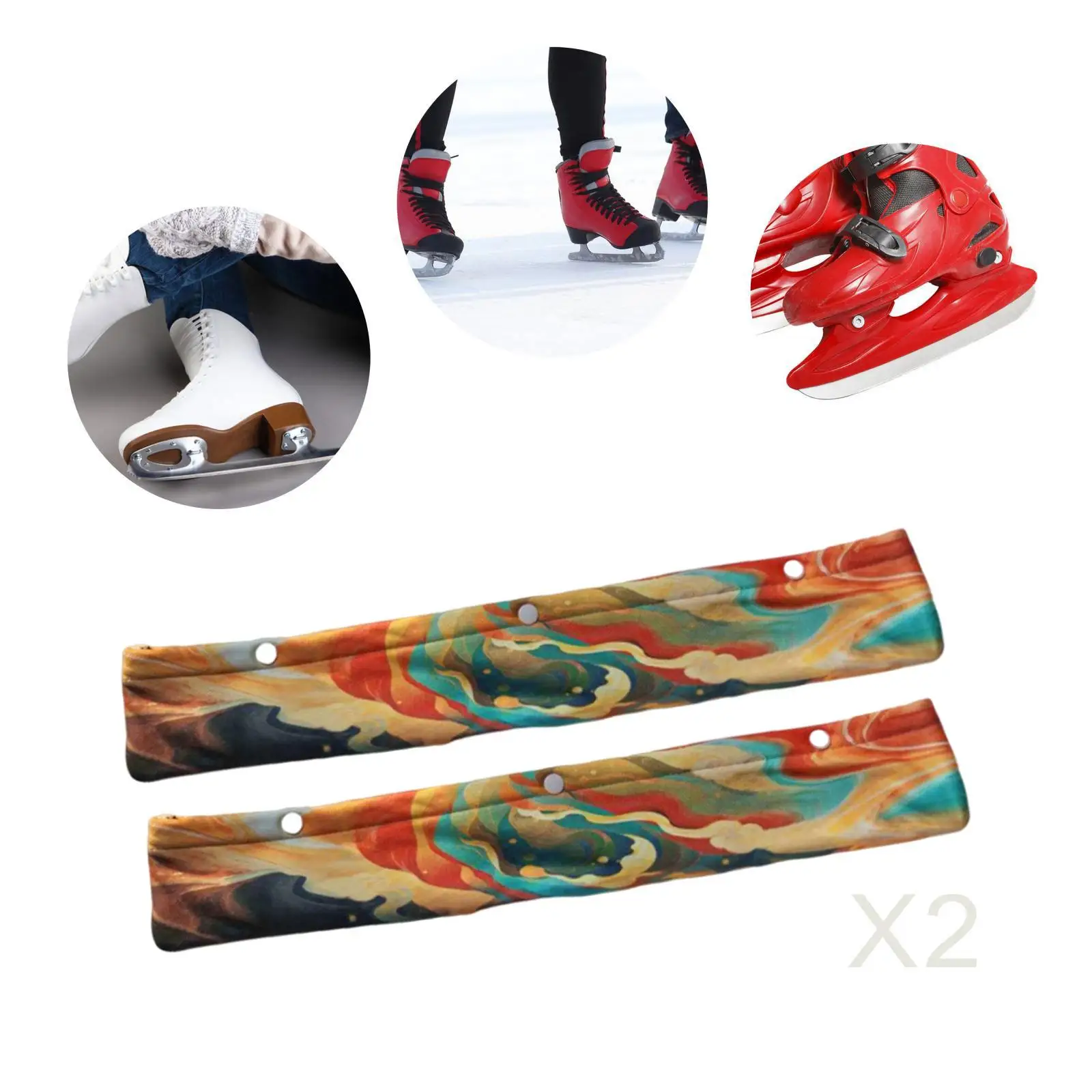 

Ice Skate Blade Covers Soft for Men Women Training Accessories Figure Skates