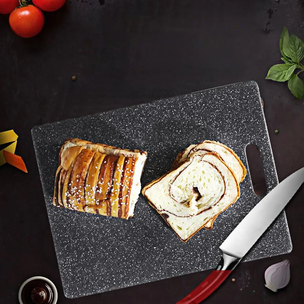 

1Pcs Imitation Marble Cutting Board Lightweight Kitchen Board for Meat Fruit Vegetable Slicing Pizza Sushi