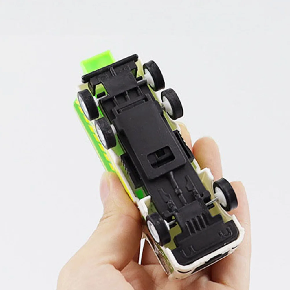 Conjunto de 4 Mini Veículos de Saneamento Movidos por Fricção para Crianças, Brinquedo para Desenvolvimento da Coordenação Motora, Presente de Aniversário e Natal