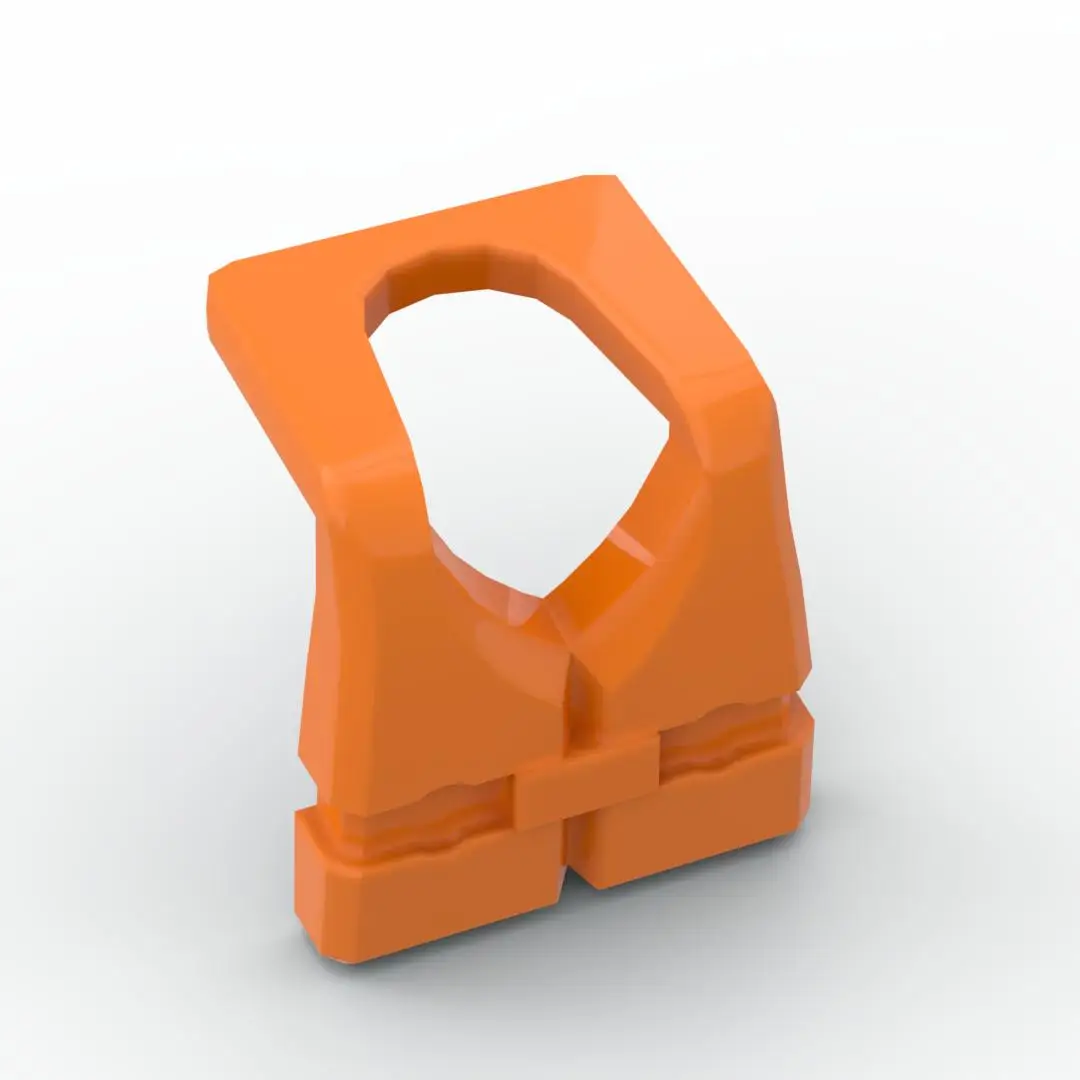 

Строительный блок из мелких частиц MOC 97895, фигурка, аксессуары для одежды, спасательные куртки, собранные детали игрушек своими руками