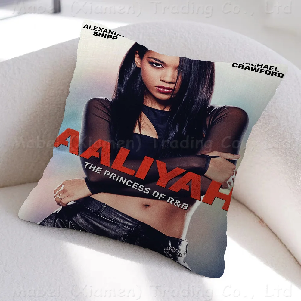 Singer A-Aaliyah Pillow Cover For Bedroom Room And Living Room Sofa Decorative Cushion Cover