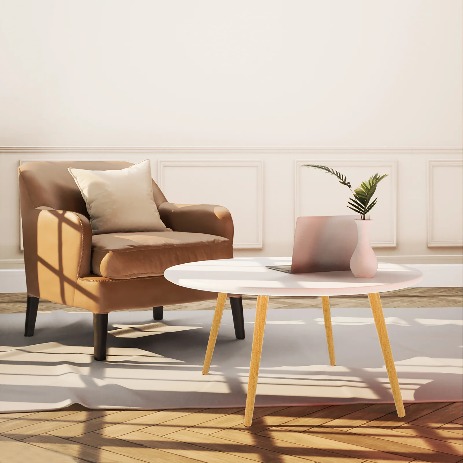 

1Set Furniture Leg Wood Premium Table Leg Replacement Set Smooth Polished Wooden Feet for Cabinet Sofa Dining Table Chair