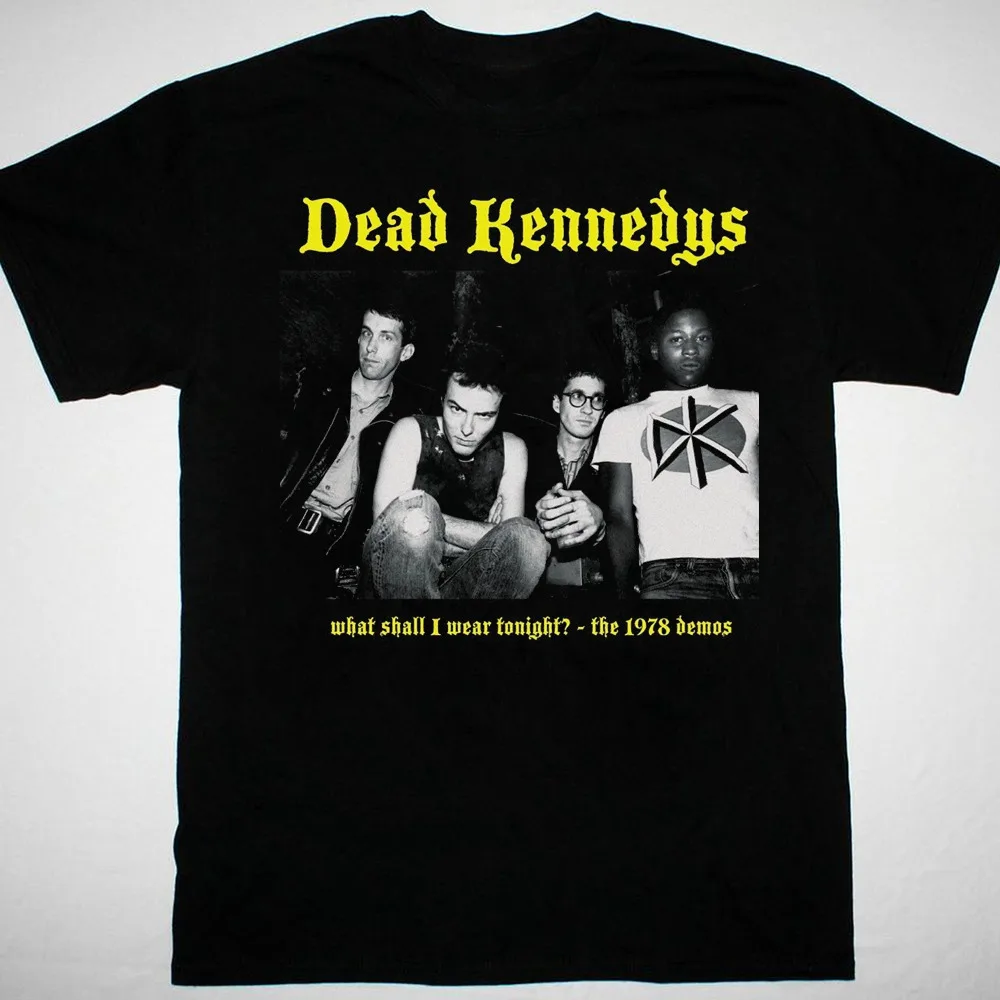 Черная футболка группы Dead Kennedys Футболка унисекс Все размеры XX25