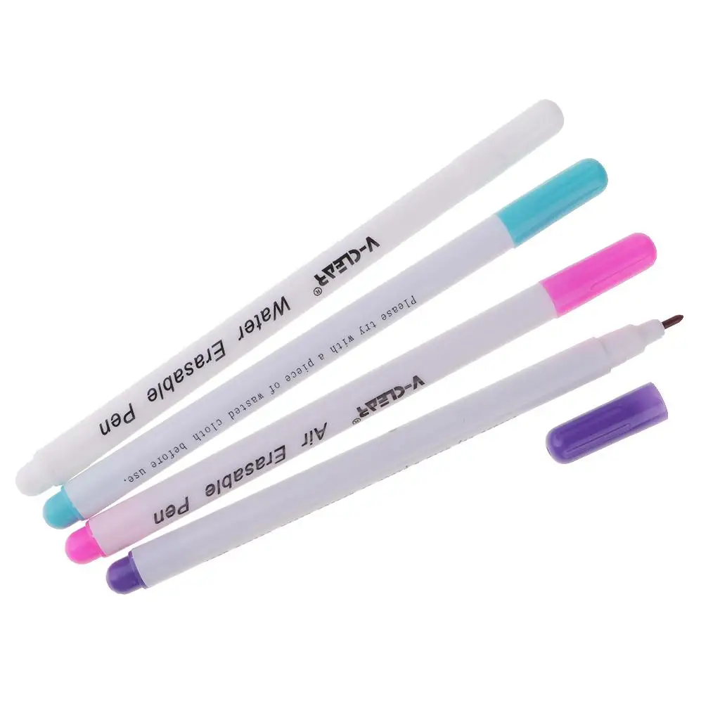 

Water Erasable Pen Temporary Marking Fabric Marker Disappearing Ink for Garment Alteration Sewing