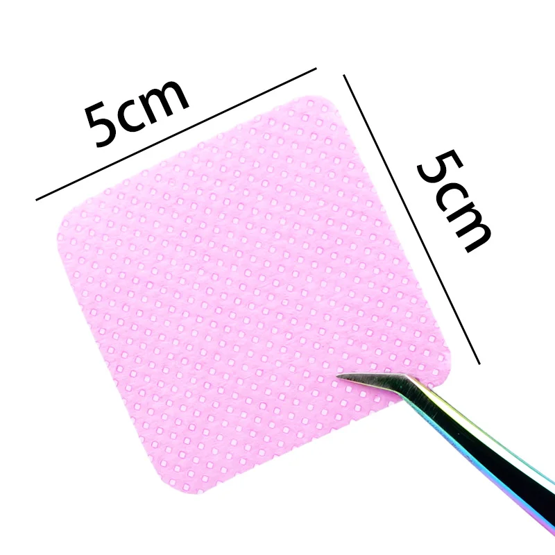 Toallitas de piezas para quitar pegamento de pestañas, toallitas de algodón de papel, limpia la boca de la botella de pegamento, evita la obstrucción, almohadillas limpiadoras de pegamento, extensión de pestañas, 540