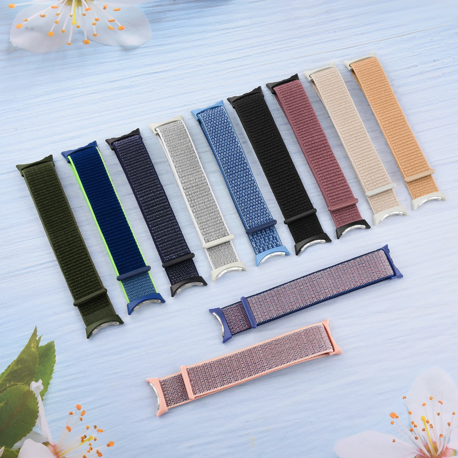 Nylon Band For Google Pixel Watch 1 2 Strap Adjustable Bracelet For Google Pixel Watch 3 41mm Solo Loop Watchband Accessories