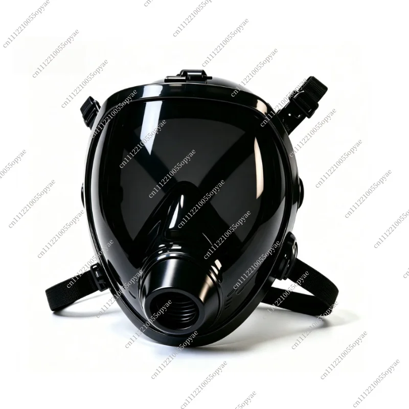 Spherical Mirror Mask Wide Vision Silver Lens Full Face Mask For Latex Suit Costume Cosplay Party Decoration Accessory