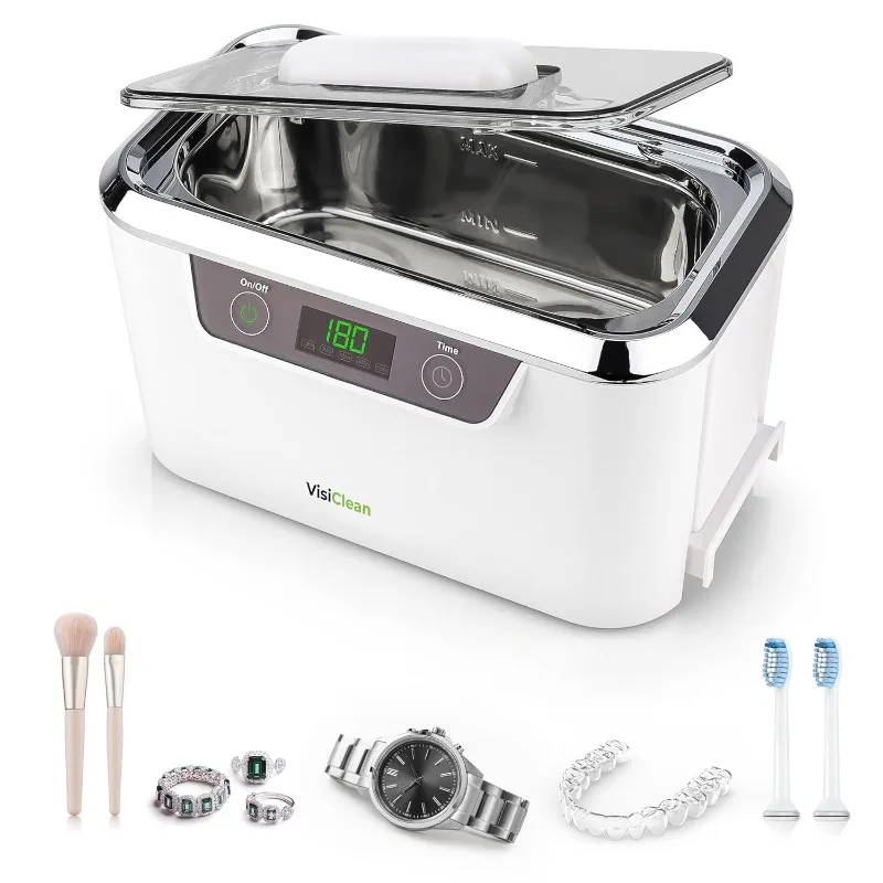 Ultrasonic Cleaner, Professional Ultrasonic Jewelry Cleaner for Diamond Ring,Silver, Gold,Earrings,Necklaces,Glasses,Denture,