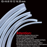 PVC Hose Water Pump Tube Tubing Flexible Durable 4 6 8 10 12 16 20mm Inner Diameter Garden Lab Fish Tank Aquarium Irrigation