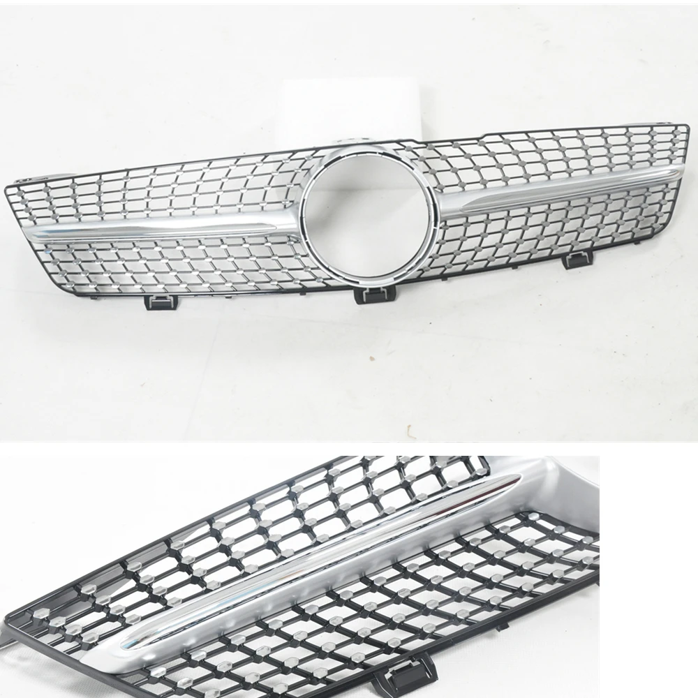 

Racing Grills Front Grille For Mercedes Benz CLS Class W219 CLS350 CLS500 CLS550 CLS600 2009-2011 Upper Bumper Hood Mesh Grid