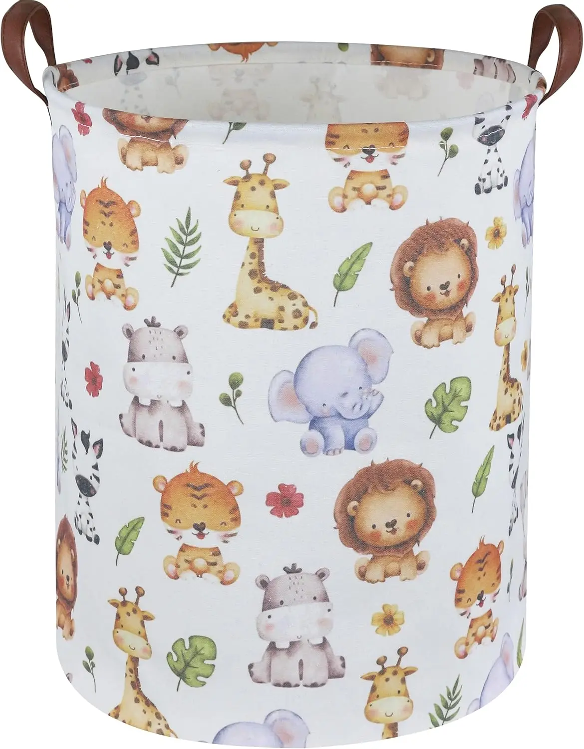 Kids Laundry Hamper,Baby Laundry Basket Animal Storage Baskets for Kids Room Decor,Nursery Hamper,Bedroom,Toy Organizer,(Cute An