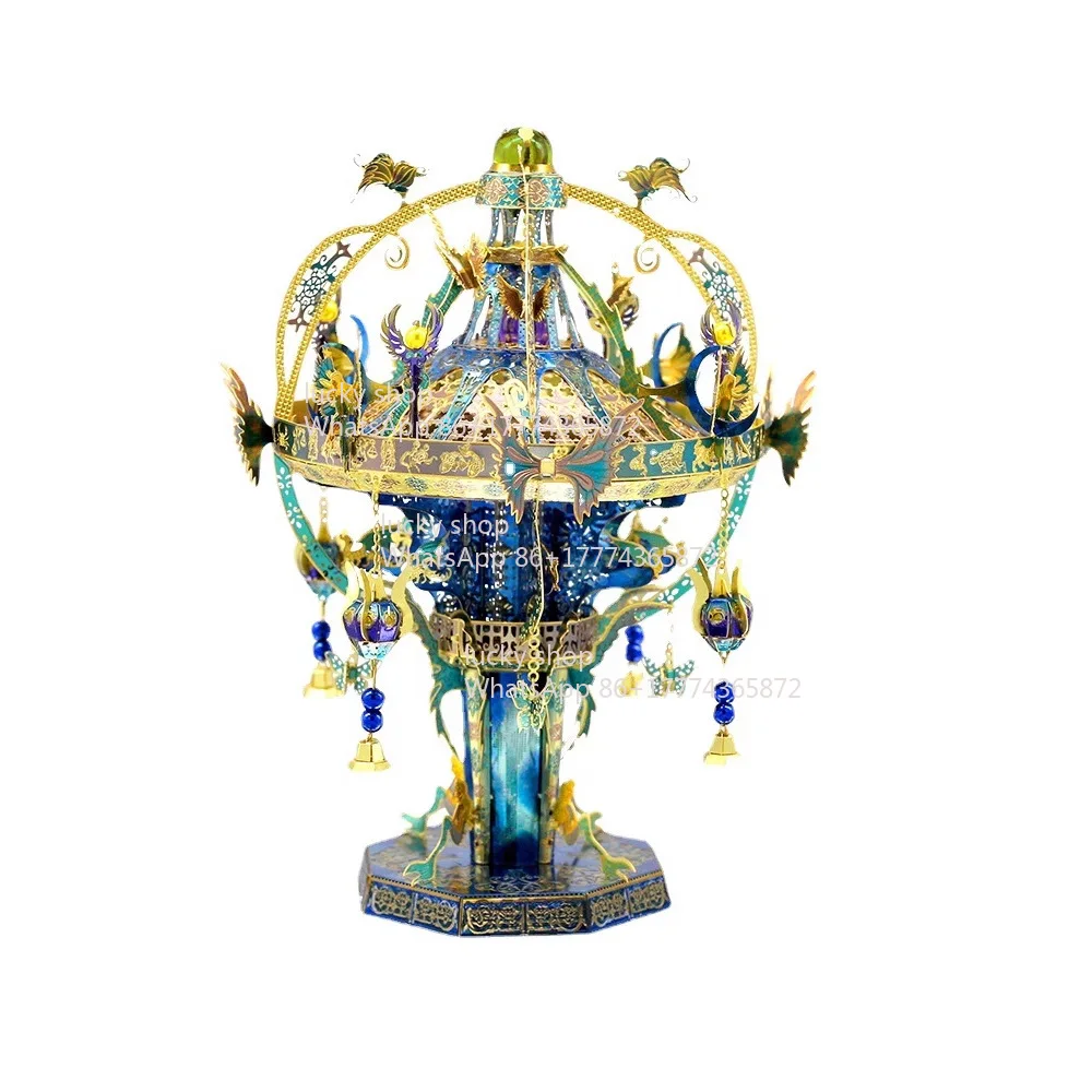

DIY 3D Metal Assembly Model Dream Pavilion Stress Relief Hand Craft Art Collection Birthday Present for Female